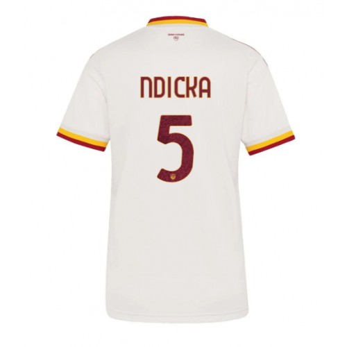 AS Roma Evan Ndicka #5 Vieraspaita Naiset 2026-27 Lyhythihainen
